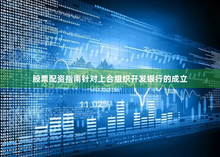 股票配资指南针对上合组织开发银行的成立